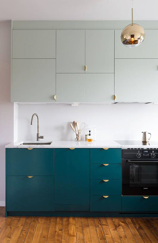 via House Beautiful, Turquoise and Aqua Kitchen Ideas