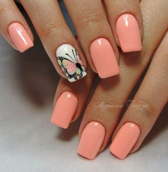 Nail Design:Trendy Gel Nails Designs Inspirations Cool Fall Nail Art  Design Idea Acrylic And