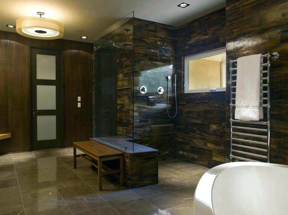 masculine grey wall bathroom ideas