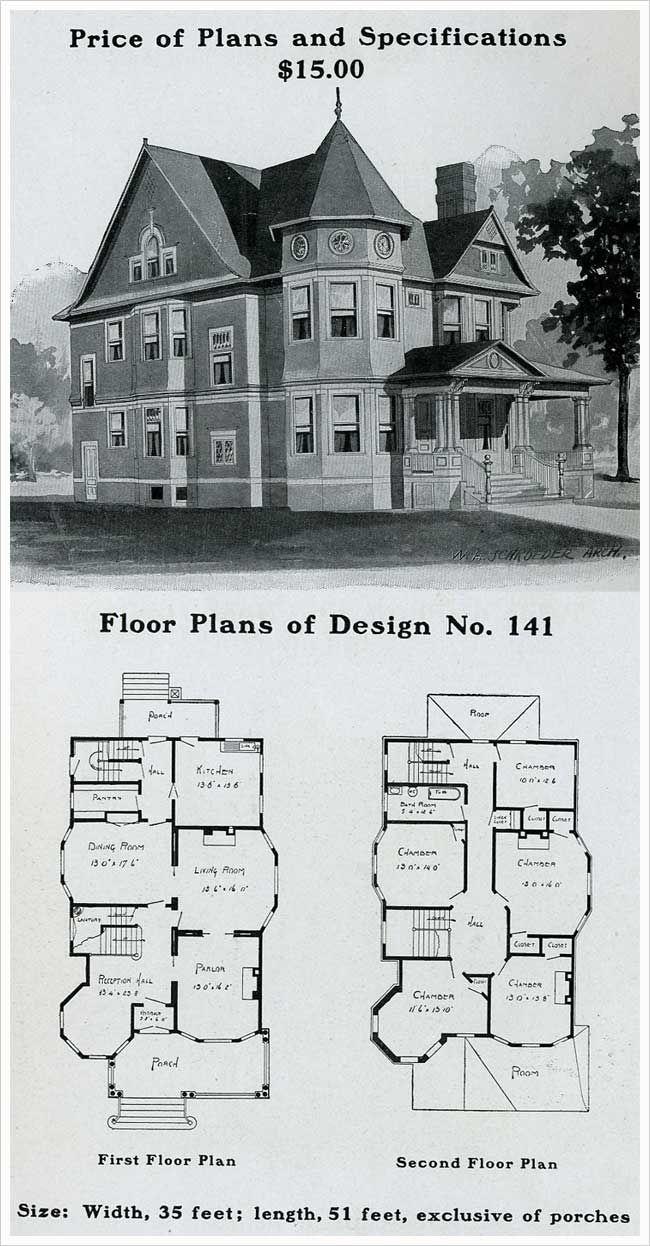 Queen Anne home plans