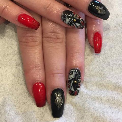 Light Elegance hard gel full set by Kait Manfreda